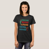 Hispanic伝統と誇りを持ったバリューストリームマネージャ Tシャツ (正面フル)