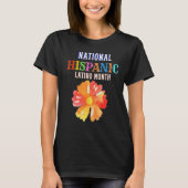 Hispanic Ceremony Month Prideful Latin Spanish Ami Tシャツ (正面)