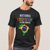 Hispanic Ceremony Month Prideful Latin Spanish Ami Tシャツ (正面)