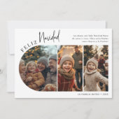 Hispanic Christmas Feliz Navidad Arch写真 シーズンカード (正面)