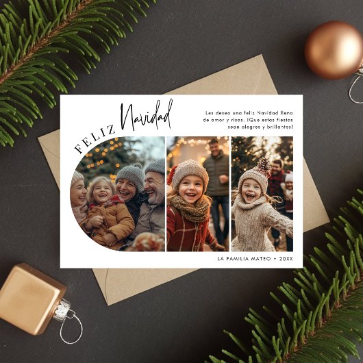 Hispanic Christmas Feliz Navidad Arch写真 シーズンカード