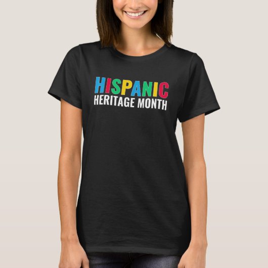 Hispanic Heritage Month Latino Countries Tシャツ (正面)