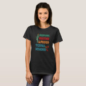 Hispanic Heritage & Proud Textile Designer Tシャツ (正面フル)