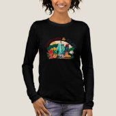 Hispanic Heritage – Venezuela & USA Design トライブレンドＴシャツ (正面)