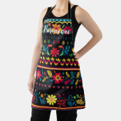 Hispanic Inspired Pattern Custom Name Apron エプロン (インサイチュ)
