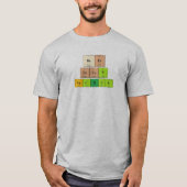 *Hispanic* PERIODICテーブル Tシャツ (正面)