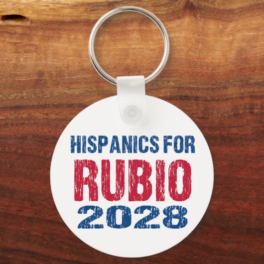 Hispanics for Rubio 2028 キーホルダー (裏面)