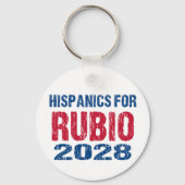 Hispanics for Rubio 2028 キーホルダー (裏面)