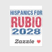 Hispanics for Rubio 2028 シール (シート)