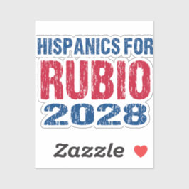 Hispanics for Rubio 2028 シール