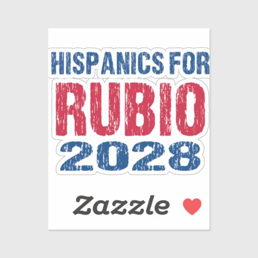 Hispanics for Rubio 2028 シール (シート)