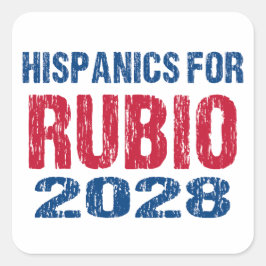 Hispanics for Rubio 2028 スクエアシール