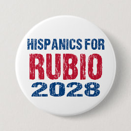 Hispanics for Rubio 2028 缶バッジ