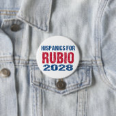 Hispanics for Rubio 2028 缶バッジ (インサイチュ)