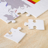 HISPANIDAD orígen con mapa. Puzzle ジグソーパズル (側面)