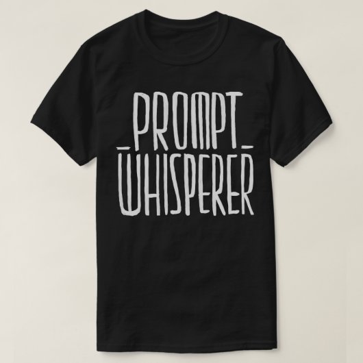 Hispeerer AIプロンプトのプロンプトエンジニア Tシャツ (デザイン正面)