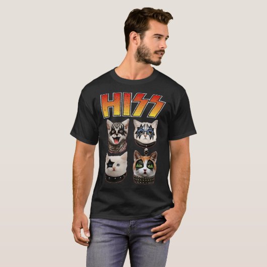 Hiss Funny Cat Lover Essential Tシャツ (正面フル)