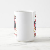 Hiss Mode Funny Opossum Hissing コーヒーマグカップ (中央)