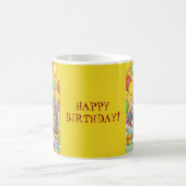 Hiss N' Fitz Cats誕生日MUG *カスタマイズ文字 コーヒーマグカップ (中央)