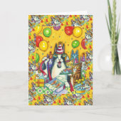 HISS N' FITZ CATS,子猫,ネズミ,おもしろい誕生日 カード (正面)