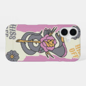 Hiss Off - タトゥースネーク iPhone 16ケース (裏面横)