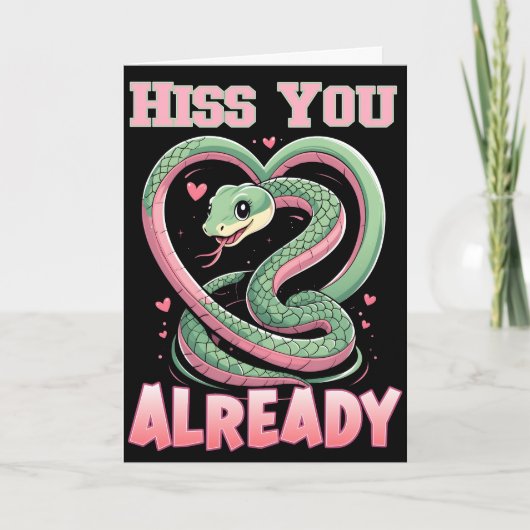Hiss You Already Cute Snake Card カード (正面)