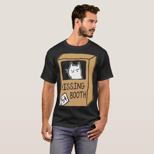 Hissing Booth Kitten Kitty Cat Furmom Furdad For C Tシャツ (正面フル)