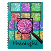 Histologistのギフトによって拡大される細胞のデザイン ノートブック (正面)