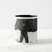 「Historial Animaliumからのヒトコブラクダ、 ツートーンマグカップ (中央)