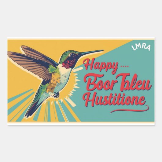 Historias del Veld: Un Legado de Alegría Bóer 長方形シール (正面)