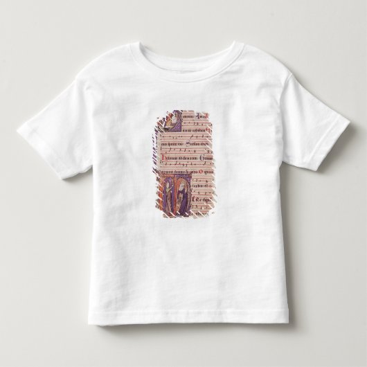 HistoriatedのイニシャルのP トドラーTシャツ (正面)