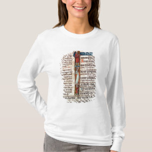 Historiatedのイニシャルルースを描写している「私」 Tシャツ
