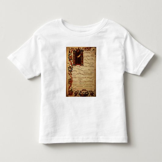 historiatedの音符のページ トドラーTシャツ (正面)