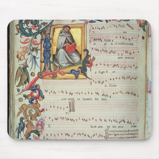 historiatedの音符のページ マウスパッド (正面)