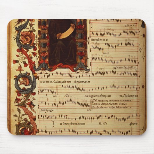historiatedの音符のページ マウスパッド (正面)