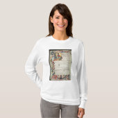 historiatedの音符のページ tシャツ (正面フル)