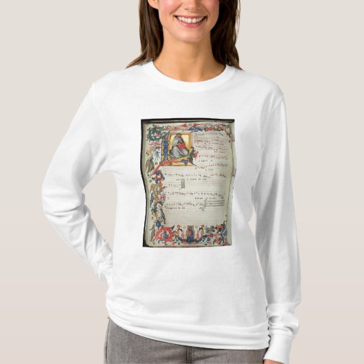 historiatedの音符のページ tシャツ (正面)