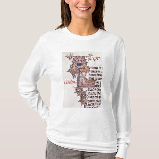 Historiatedは木をの描写する「L」に署名します Tシャツ (正面)