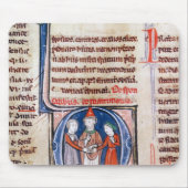 Historiatedは結婚を描写する「D」に署名します マウスパッド (正面)