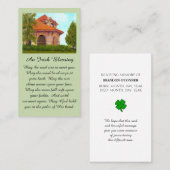 Historic 1904 World Fair Pavilion Irish Blessing  名刺 (正面/裏面)