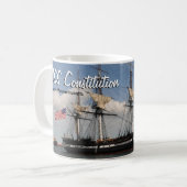 Historic Boston USS Constitution Coffee Mug Cup コーヒーマグカップ (正面左)