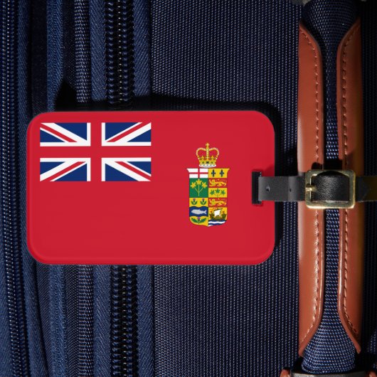 Historic Canadian Red Ensign 1871-1921  ラゲッジタグ (正面インサイチュ4)