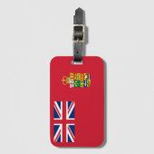 Historic Canadian Red Ensign 1871-1921  ラゲッジタグ (正面縦)