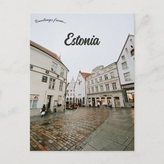 Historic Centre Old Town of Tallinn Estonia ポストカード (正面)