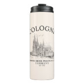 Historic Cologne Cathedral Germany Scenery タンブラー (正面)