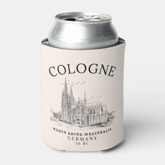 Historic Cologne Cathedral Germany Scenery 缶クーラー (缶正面)