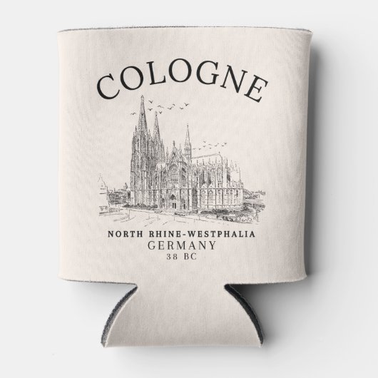 Historic Cologne Cathedral Germany Scenery 缶クーラー (正面)