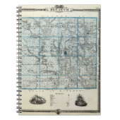 Historic Decatur County Map Notebook ノートブック (正面)