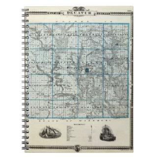 Historic Decatur County Map Notebook ノートブック