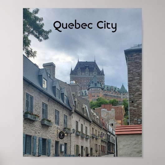 Historic district in Quebec City               ポスター (正面)
